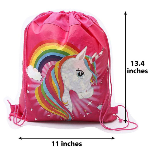 Unicorn Drawstring Bags For Gift party bags - Picture 3 of 3